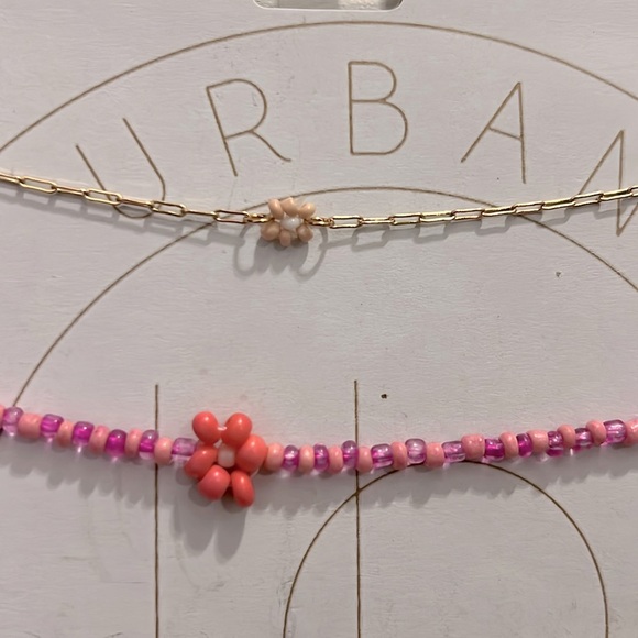 NEW Urban Outfitters Mimi Beaded Layering Adjustable Length Necklaces Set - Picture 2 of 5
